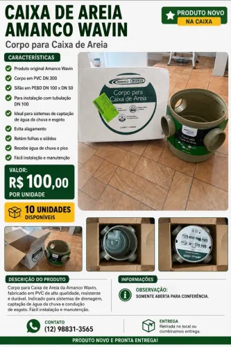 Caixa de areia Amanco