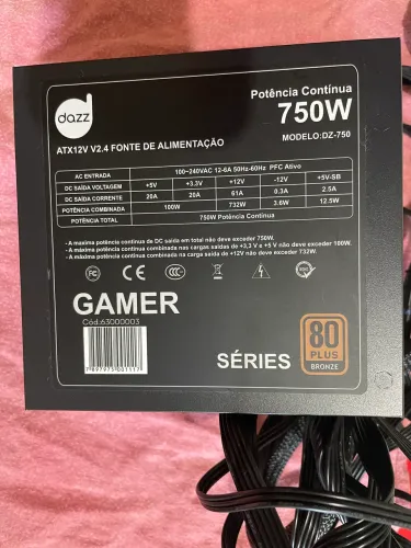 Fonte 750W Dazz