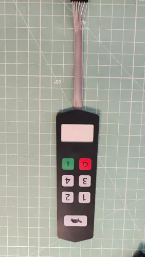 Teclado de máquina controladora