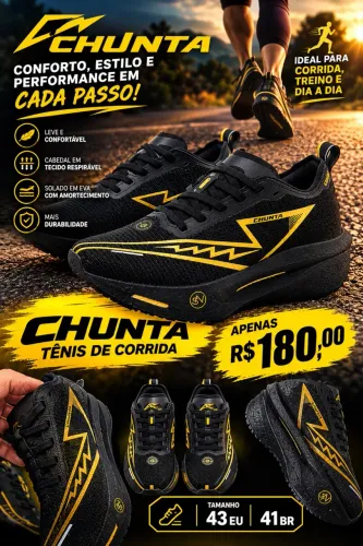 Tênis de Corrida Chunta