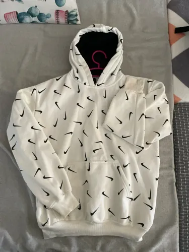 Blusa chuva de nike branca
