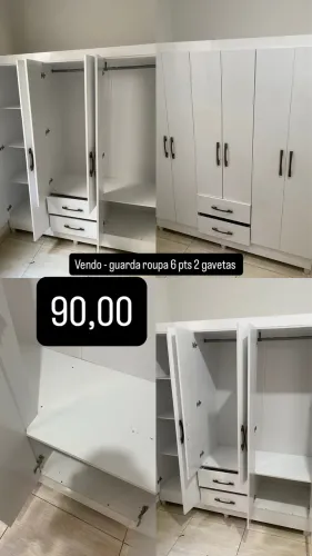 Guarda roupa 6 pts