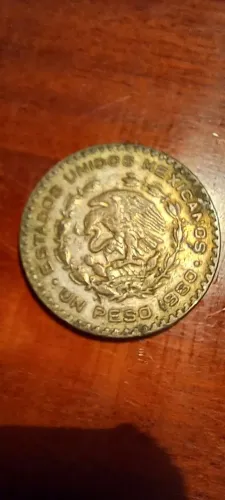 Moeda. estados unidos mexicanos. 1960. 1 peso. prata