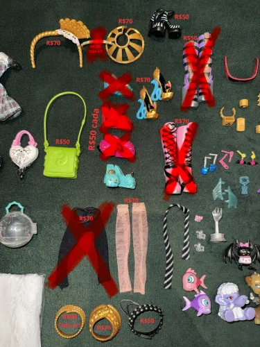 Acessórios de bonecas Monster High Básicas Atualização