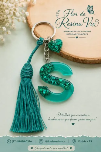 Chaveiros Personalizados em Resina