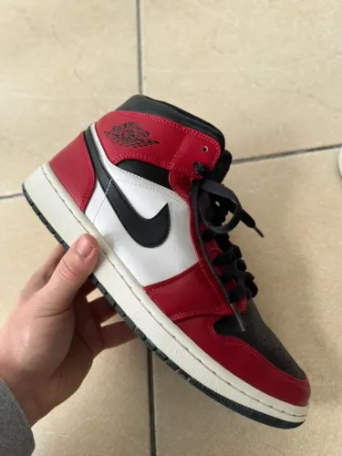 Jordan 1 Mid Chicago Black Toe Original Tamanho 40 + Caixa + NF