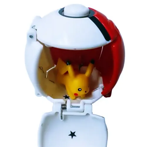 Pokémon com Pokebola - Pikachu - Action Figure Boneco Figura de Ação
