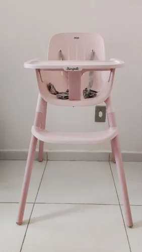 Cadeira de Alimentação Burigotto Rosa - Excelente Estado