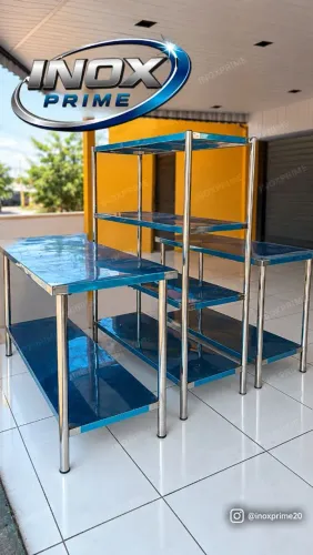 Mesas em inox a pronta entrega
