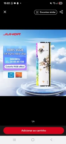 Memória RAM DDR5 32GB