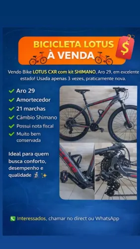 Bike Lotus CRX à venda seminova