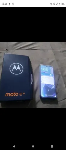 Moto e22 ,128 GB n caixa