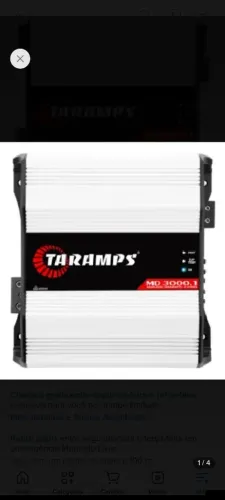 Taramps MD 3000.1 de cor prata,