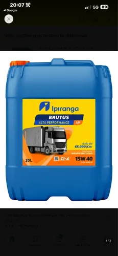 Óleo 15w40  Ipiranga 