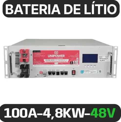 BATERIA DE LITIO UNIPOWER 48V 4,8kWh 100AH