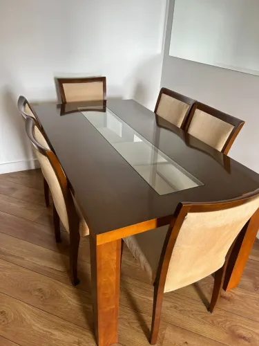 Mesa grande 6 cadeiras 