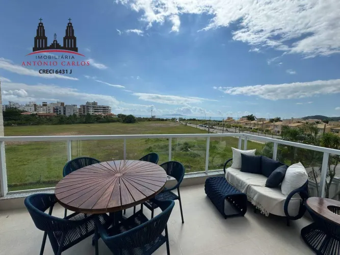 Duplex Alto Padrão Mobiliado com Vista Mar na Praia de Palmas  3 Dormitórios, 2 Vagas e Es