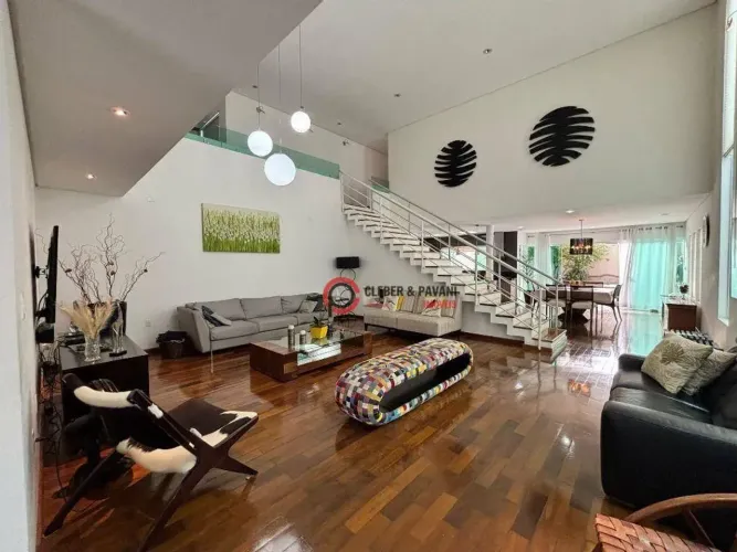 Sobrado com 4 dormitórios para alugar, 340 m² por R$ 11.052,00/mês - Condomínio Residencia