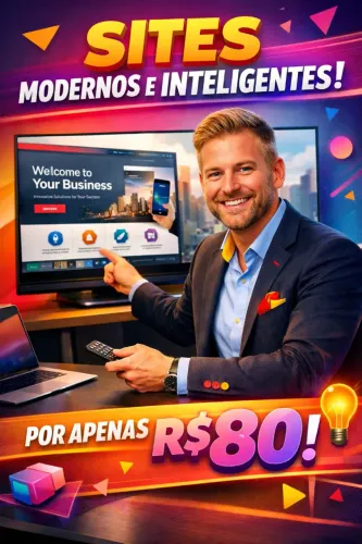 Site Profissional Para Autônomos e Empresas - R$80