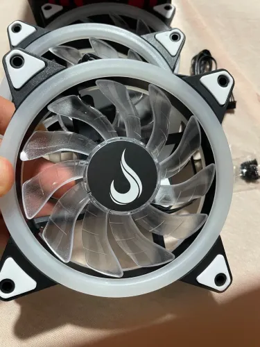 Kit 3 fans rise mode rgb