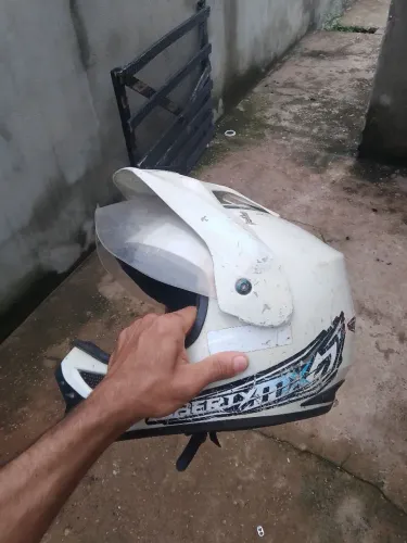 Capacete Tork Cros Mx Pro Vision 58 Branco 150bc