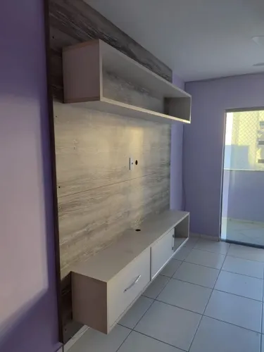 Painel de TV planejado Italínea com rack e nicho superior - excelente estado