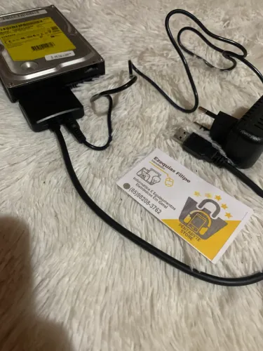 Adaptador Para HD Externo 3.0 Com Fonte Novo Imperdível!