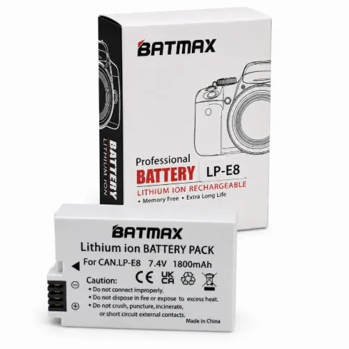 Bateria Batmax Lp-e8 Para Canon T2i, T3i, T4i, T5i - Lp-e8