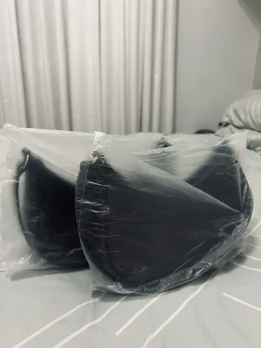 Bolsa Feminina Meia-Lua Preta Nova - Nunca Usada - R$29,90