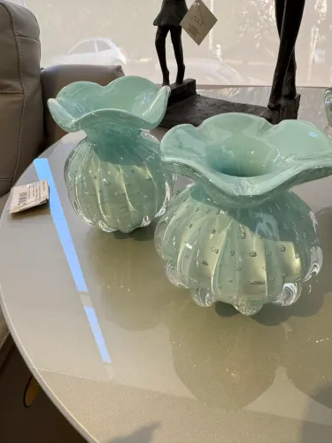Conjunto com duas trouxinhas Murano São Marcos (de 970,00 por 450,00)