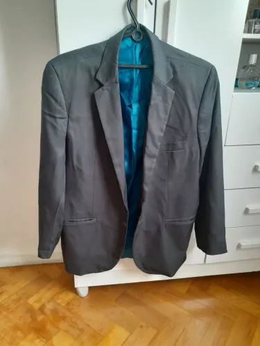 Blazer Cinza Chumbo da Borelli Tam 38/40