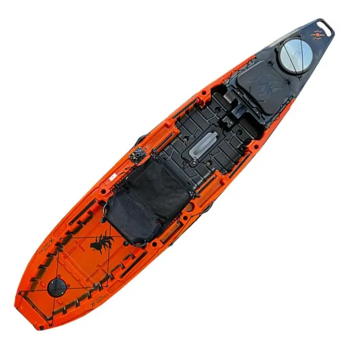 Vendo caiaque raptor cor personalizada preto e laranja
