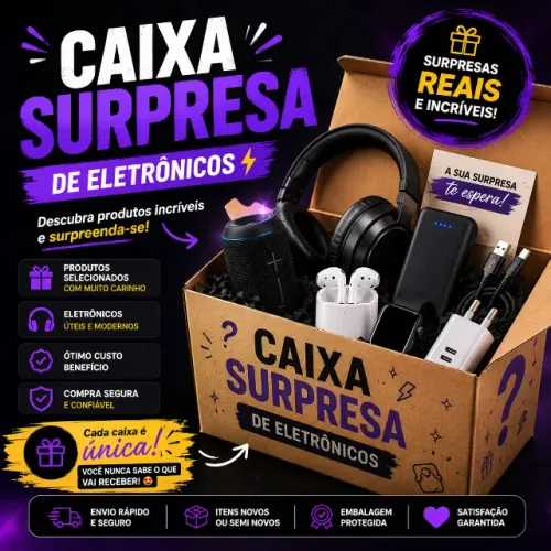 caixa Misteriosa Premium - Produtos Surpresa Garantidos