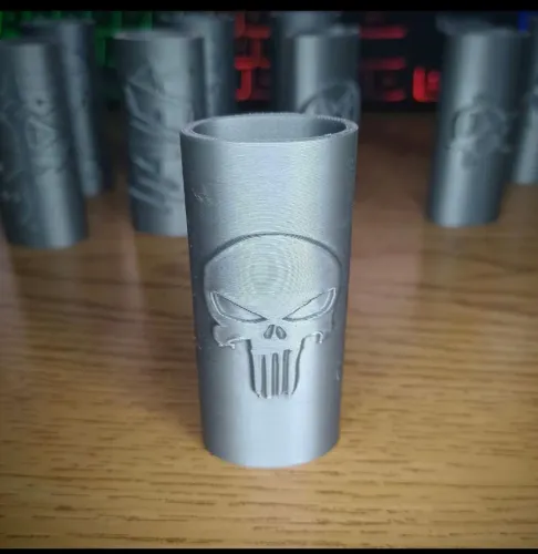 Capa Para Isqueiro BIC Grande - Justiceiro (Punisher) Impressão 3D