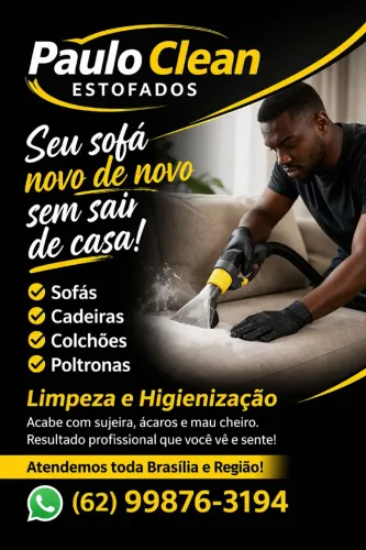 Limpeza de Sofá em Casa - Secagem Rápida e Preço Justo