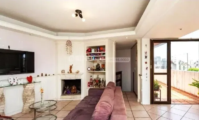 Apartamento Cobertura mobiliada para locação com 140m², 02 dormitórios, 01 suíte e 02 vaga