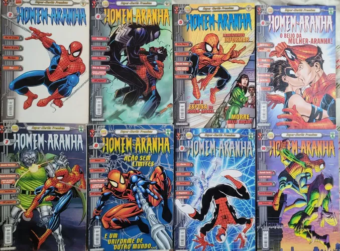 Super Heróis Premium; Homem Aranha 70 cada