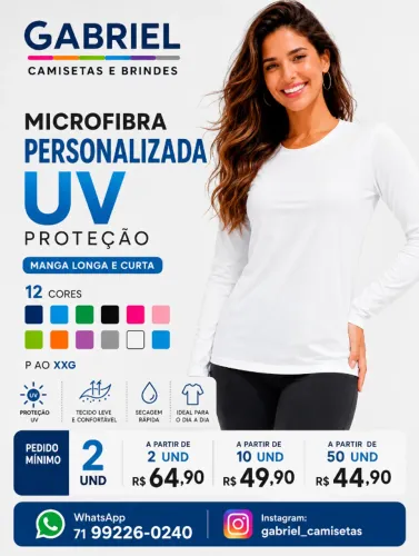 Camisa UV personalizada