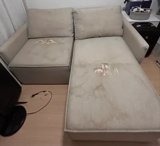 Sofá cama retrátil 2 lugares 