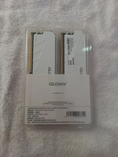 Memória ram DDR4 3200 GLOWAY BRANCA 8GB