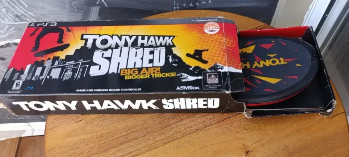 CONTROLE PS3 SHAPE BOARD PARA JOGO TONY HAWK SHERED BIG AIR BIGGER TRICKS ACTIVISION