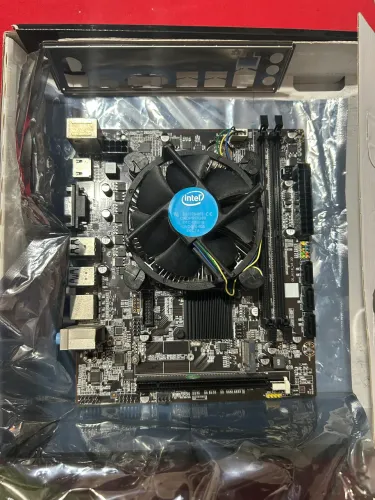 Kit placa mãe e processador