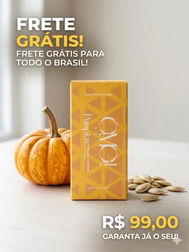 Limpador Facial Em Bastão Omg Seoul Pumpkin Original Frete Grátis