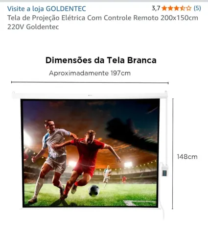 Tela de Projeção elétrica