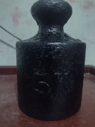 Peso Antigo De Ferro De 5kg