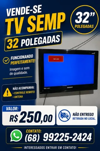 Tv SEMP 32 polegadas 