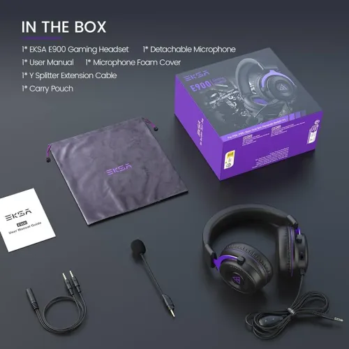 headset gamer EKSA E900 azul