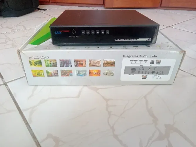 DVR LuxVision LV-DVRN4P - Gravador Digital de Vídeo CFTV 4 Canais (Com HDMI/VGA e Pentaple