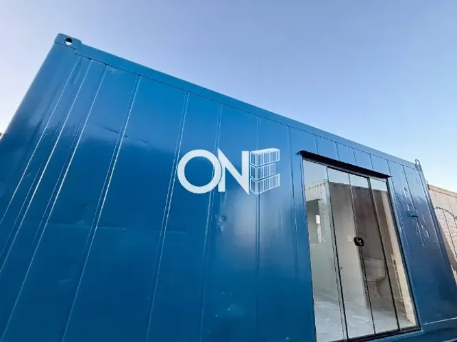 Promoção de kitnet em container, consulte as condições