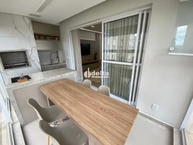 Apartamento mobiliado com 3 suítes disponível para locação no bairro Jardim Karaíba em Ube